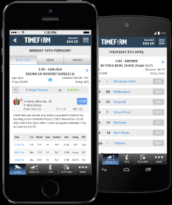 Access race cards and results through the app race cards and results through the app